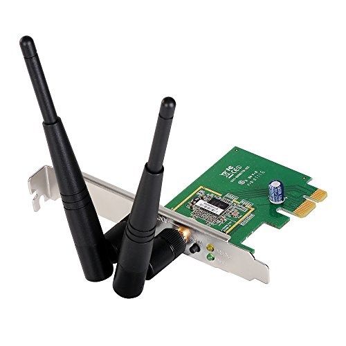 IEEE 802.11b/g/n, 2.4835 GHz, PCI-E, WLAN, 300 Mbit/s, RP-SMA