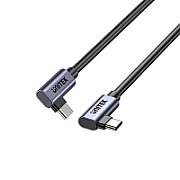 UNITEK C14147ABK01-0.5M - USB C 90°/90° PD 100W M/M 1M
