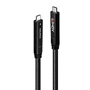 Lindy 10m USB 3.2 Gen 1 and DP 1.4 Type C Hybrid Cable