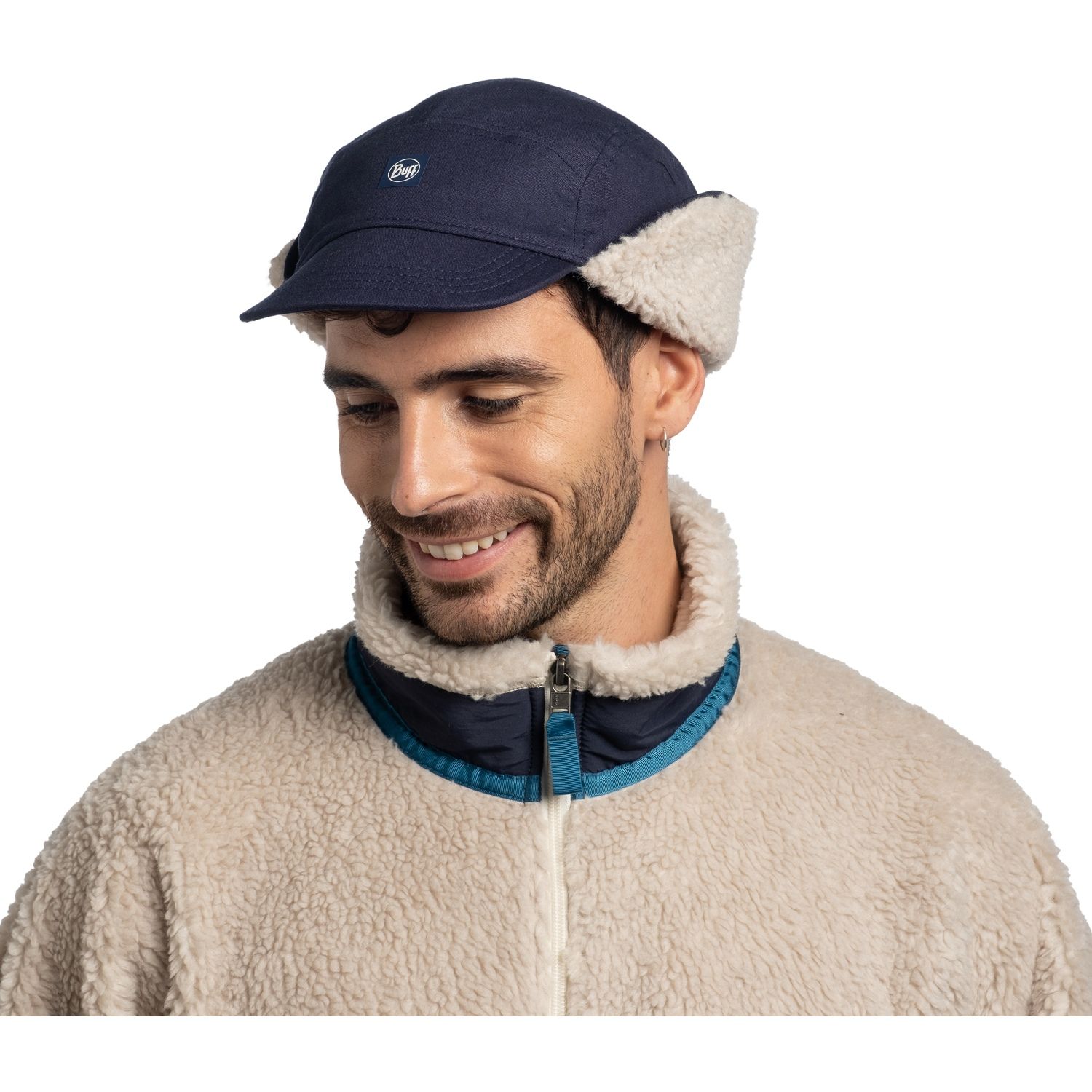 Buff Fall Line Cap - Navy Peak Cap