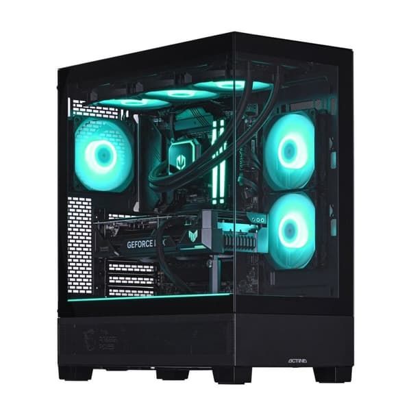 Desktop PC Actina Midi Tower, AMD 9950X (16 C / 32 T, 4.3 GHz - 5.7 GHz), 32 GB RAM, 2 TB SSD, NVIDIA GeForce RTX 5080 16 GB, Fara sistem de operare