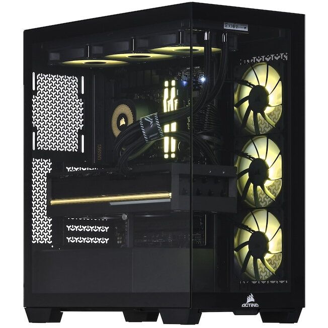 Desktop PC Actina Midi Tower, AMD 7900X (12 C / 24 T, 4.7 GHz - 5.6 GHz), 32 GB RAM, 2 TB SSD, NVIDIA GeForce RTX 5080 16 GB, Fara sistem de operare