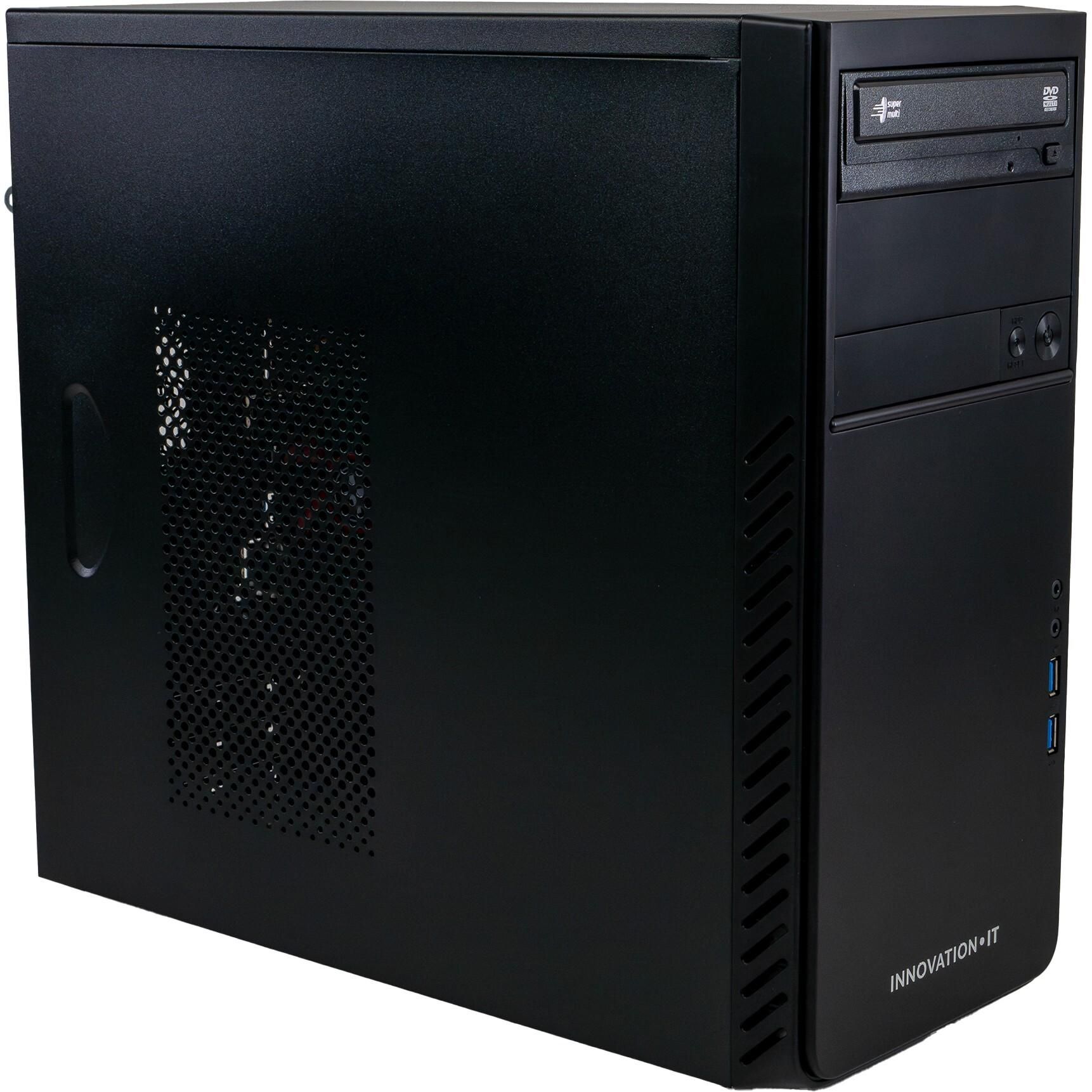 Desktop PC Innovation IT A138511, Intel Core i5-14400 (10 C / 16 T, 2.5 GHz - 4.7 GHz, 20 MB cache, 65 W), 16 GB RAM, 512 GB SSD, Intel UHD Graphics 730, 420 W, Fara sistem de operare