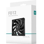 Ventilator DeepCool  FD12 , 120mm, 400-2050 RPM, FDB, 64.2 cfm, 4pin PWM, negru,  R-FD12-BKNPN1-G  (timbru verde 0.18lei) - 6933412710912