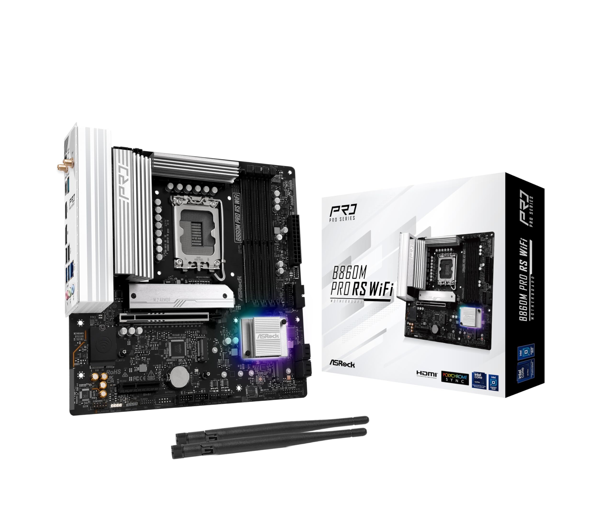 ASRock B860M Pro RS WiFi Motherboard