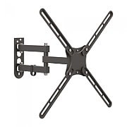 Suport perete LCD/Plasma plat/curbat Barkan, 13-65 ,3 miscari: Extension, Swivel,Tilt, VESA max. 400x400mm, max. 36Kg, negru