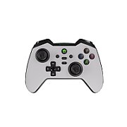 Controller wireless Genesis Mangan 400, tip Analog/Digital, interfata USB, bluetooth, numar butoane 19, lungime cablu 200 cm, acumulator 000 mAh, compatibilitate Android, iOS, MAC, Windows 10,11,7,8, alb
