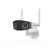 Camera de supraveghere Reolink  Duo 2 WiFi DUO SERIES W730 Senzor: 1/2.7  CMOS Rezolutie video: 8 Megapixeli (4608x1728 pixeli) Cadre/secunda: 20 FPS Lentila fixa: 3.2mm Diafragma: F2.0 Unghi de vizualizare: orizontal: 180°/ vertical: 60° Distanta iluminator IR: 30 m Numar LED-uri IR: 6 Microfon si