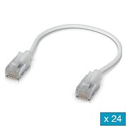 Ubiquiti UACC-Cable-Patch-EL-C6A-0.15M-W Cablu de Patch UniFi Exterior
