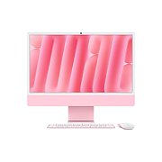 All-In-One Apple iMac MWV43RO/A, 24 inch 4480 x 2520, Apple 10-core (10 C / 10 T, 3.5 GHz - 4.4 GHz, 16 MB cache, 35 W), 16 GB LPDDR5x, 256 GB SSD, Apple 10-core 8 GB, Mac OS, Pink
