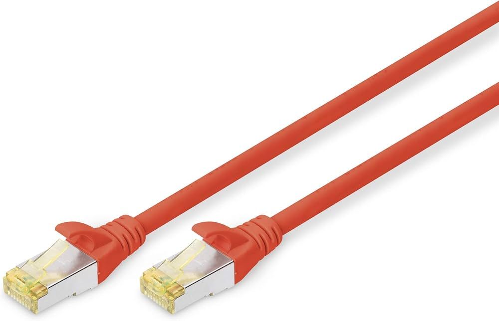 Digitus DK-1644-A-070/R cabluri de rețea Roşu 7 m Cat6a S/FTP (S-STP)
