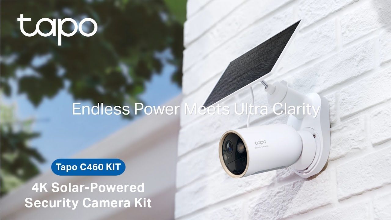 Solar-Powered Security Camera Kit 1 × Tapo C460, 1 × Tapo A201 SPEC: 4K UHD (3840x2160), H.265/H.264 Supported, 16x UHD Digital Zoom, 2.4/5 GHz Dual Band Wi-Fi, 10000mAh Rechargeable Lithium-ion Battery, Solar Panel (5.2V, 2.5W) FEATURE: Non-Stop Power, Flexible Solar Installation, AI Detection and