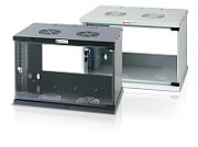 Techly I-CASE EL-1006B45 rack-uri 6U Raft montat pe perete Negru