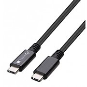 Techly ICOC MUSB40-CMCM08 cabluri USB USB4 Gen 3x2 0,8 m USB C Negru