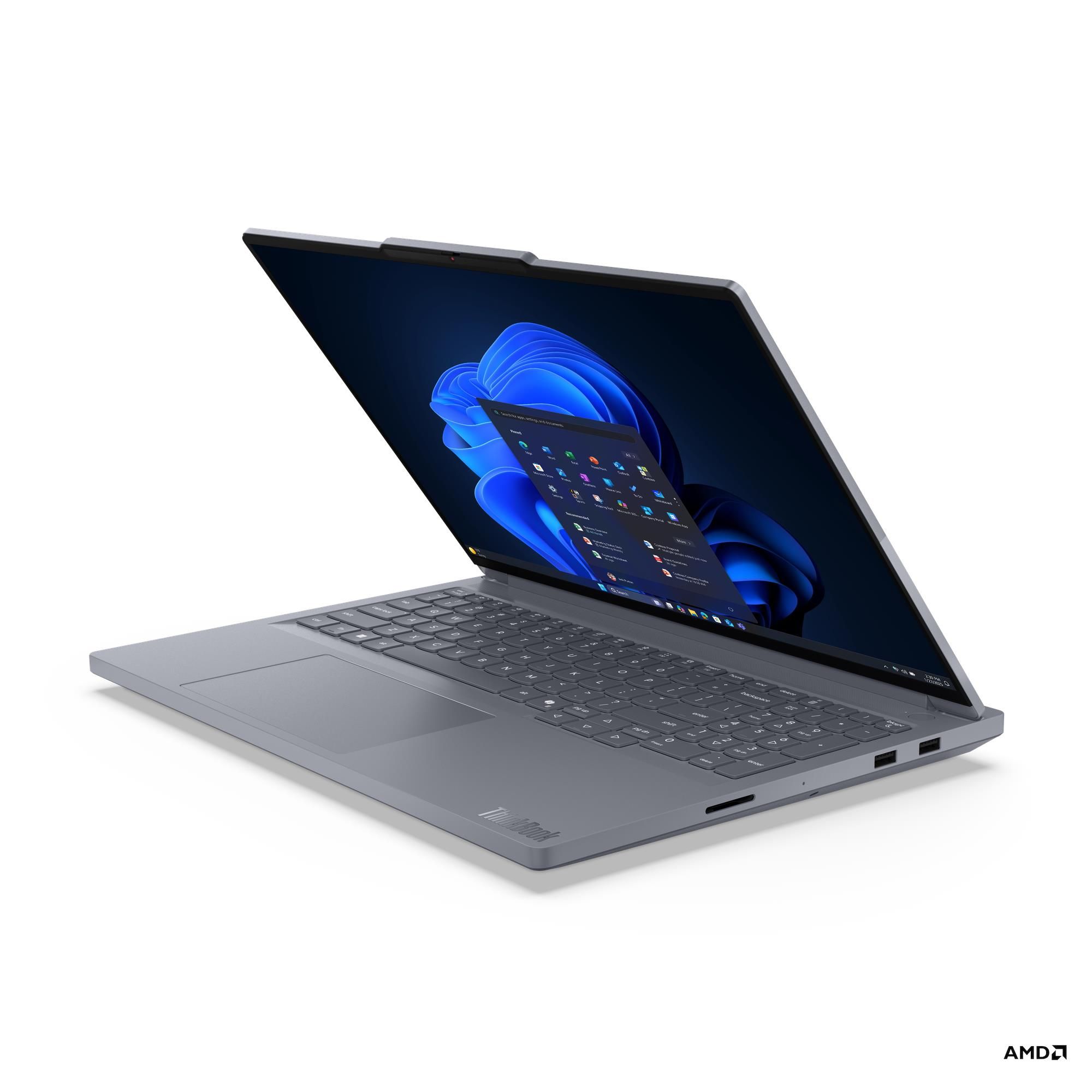 Laptop Lenovo ThinkBook 16p G6 ADR 21U0000KRI, 16 inch 2560 x 1600, AMD Ryzen 9 8940HX (16 C / 32 T, 2.4 GHz - 5.3 GHz, N/A cache, N/A), 32 GB DDR5, 512 GB SSD, Nvidia GeForce RTX 5060, Windows 11 Pro, Tastatura English (EU), Luna Grey