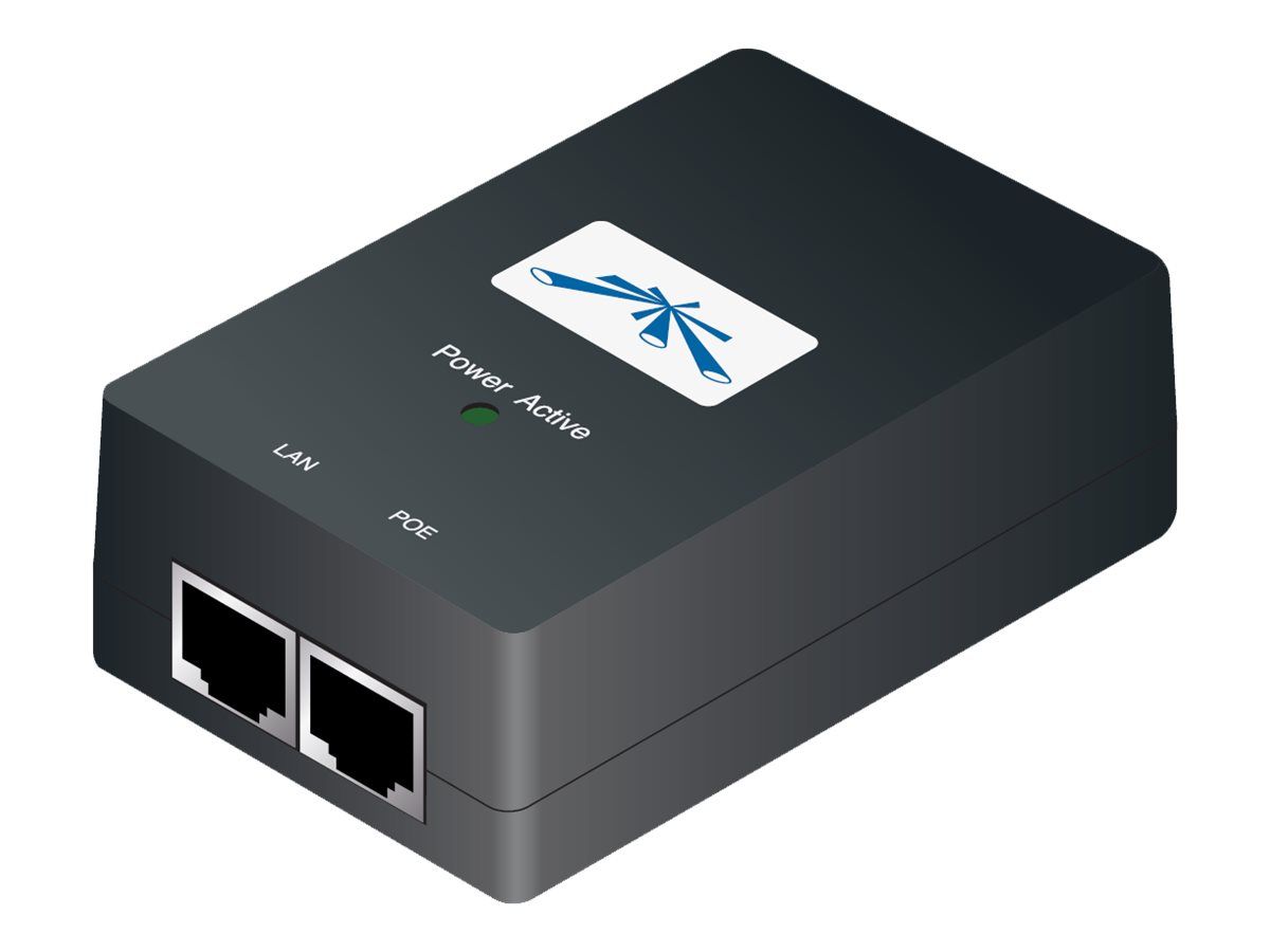 Ubiquiti Poe 48V-24W Gigabit Power Adapter, POE-48-24W NO GIGABIT LANPort voltage 230 V AC.