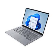 Laptop Lenovo ThinkBook 14 G8 IRL 21SG0084RI, 14 inch 1920 x 1200, Intel 210H (8 C / 12 T, 2.2 GHz - 4.8 GHz, 12 MB cache, 28 W), 16 GB DDR5, 512 GB SSD, Intel Graphics, Windows 11 Pro, Tastatura English (EU), Arctic Grey