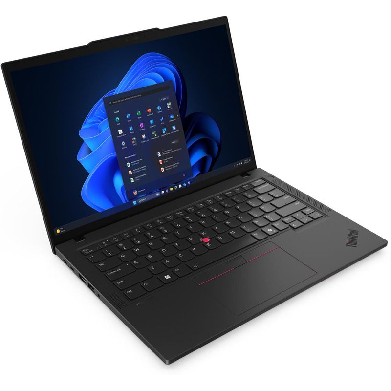 Laptop Lenovo ThinkPad T14 Gen 6 21QC00C0RI, 14 inch 1920 x 1200, Intel Core ultra 7 255U (12 C / 14 T, 2.4 GHz - 5.2 GHz, 12 MB cache, 15 W), 64 GB DDR5, 1 TB SSD, Intel Graphics, Windows 11 Pro, Tastatura English (EU), Black