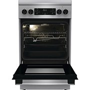 Gorenje GKS5C71XF Freestanding cooker with oven Silver
