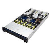 Server ASUS RS521A-E12-RS24U, Rack 2U, fara procesor,  AMD socket SP5  max 360 W, fara memorie, Fara, 26 x SFF, Fara, 2 x 2000 W