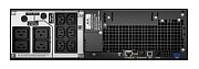 UPS APC SRT5KRMXLI, 5000 VA, 4500 W, cu management, on-line double-conversion, 6x C13, 4x C19, 1x RJ45, 1x USB, 192V Baterie cu plăci de plumb şi acid, LCD, Rack 3U, Negru