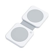 Dviced 2-in-1 foldable magnetic wireless charger - White