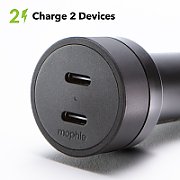 Dviced Car charger 60W 1 USB-A, 2 USB-C - Gray