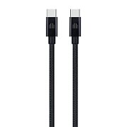 Dviced Cable USB-C to USB-C Nylon Textile 1,25m - Black
