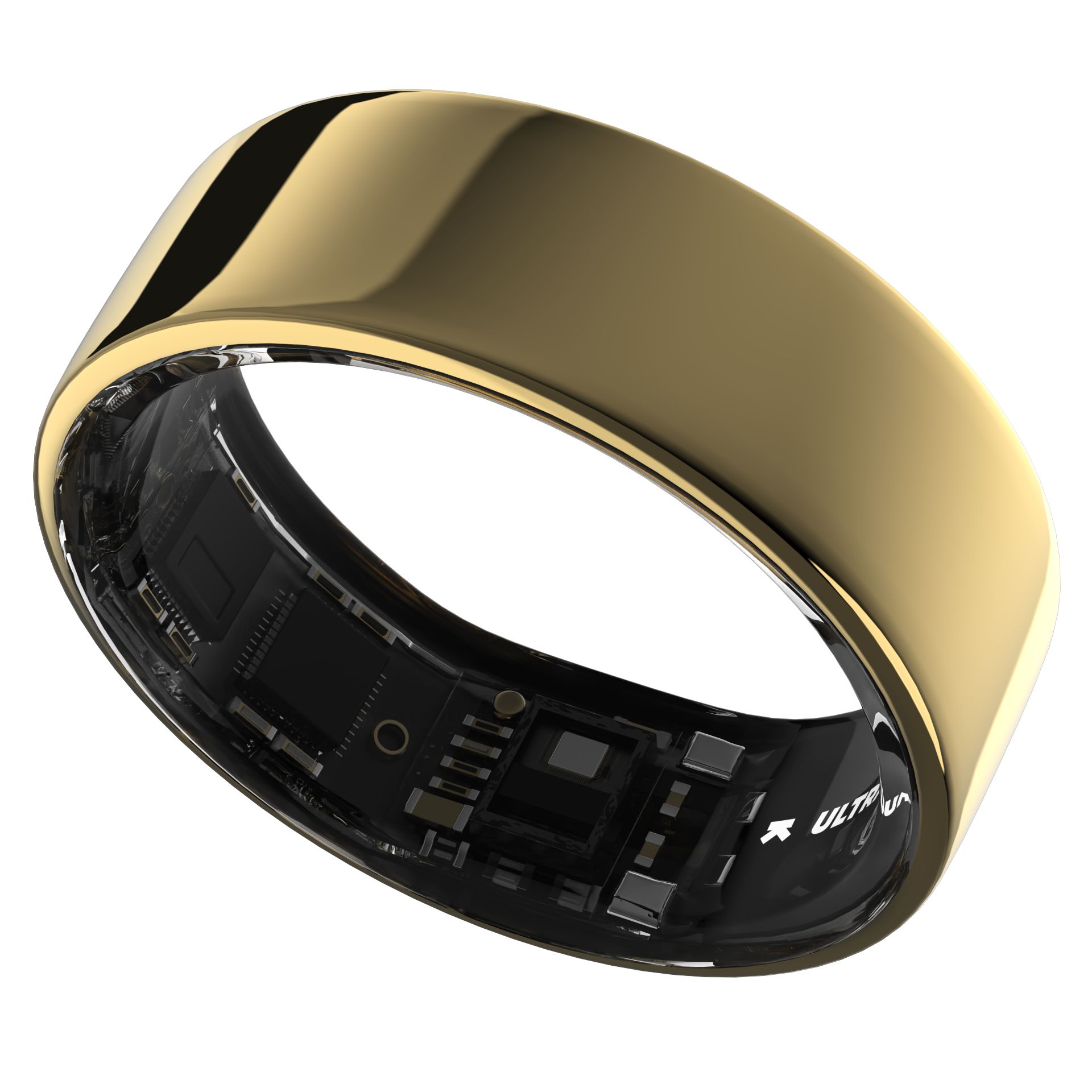 Ultrahuman Ring Air - Smart Ring, Charger, USB Cable / Size-10- Air_Gold
