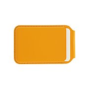 Dviced Leather magsafe foldable cardholder - Orange
