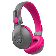 JLAB JBuddies Studio 2 Kids Wireless Headphones - Gray/Pink