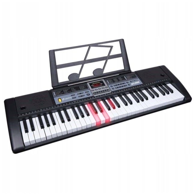 MQ 6136L KEYBOARD - Organy z mikrofonem dla dzieci do nauki gry
