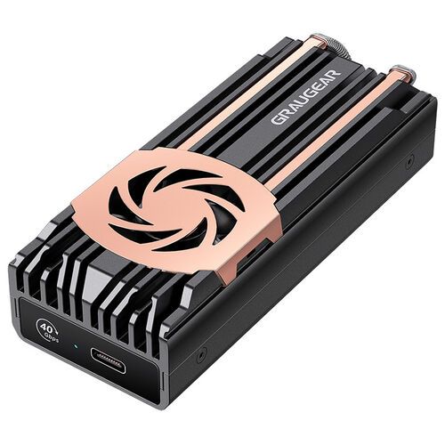 GRAUGEAR G-M2U4-40G-F storage drive enclosure SSD enclosure Black M.2