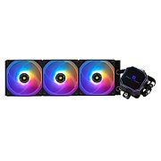 COOLER Thermalright  Frozen Prism 360 Argb , skt. Intel si AMD, racire cu lichid, 3 x 120mm, viteza rotatie pompa 3300 RPM, 1850 RPM, ARGB, negru  Frozen Prism 360 Black Argb  (timbru verde 2.00 lei)