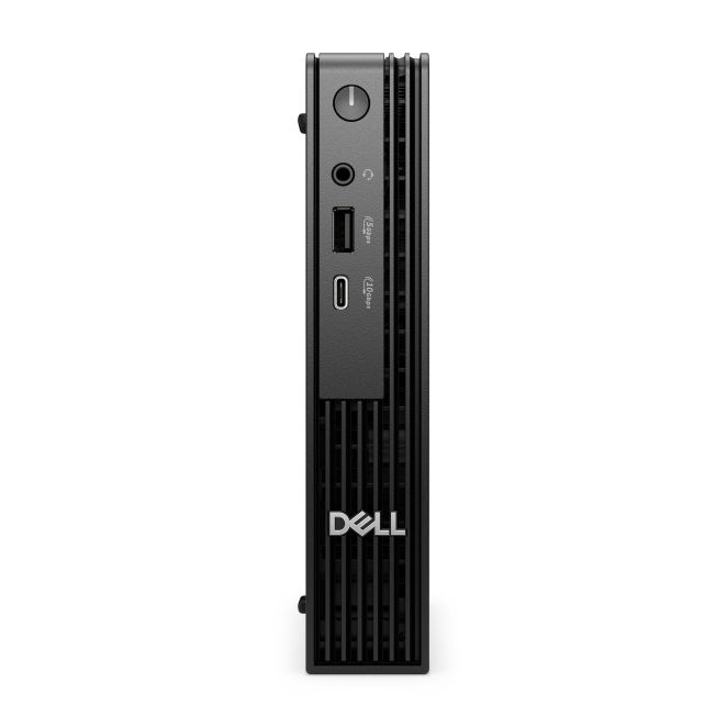 Desktop PC Dell Pro QCM1250, Intel Core i3 -14100T (4 C / 8 T, 2.7 GHz - 4.4 GHz, 12 MB cache), 8 GB RAM, 512 GB SSD, Fara unitate optica, Intel UHD Graphics 730, 65 W, Windows 11 Pro