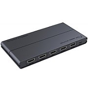 Splitter HDMI 4 porturi, 1 intrare - 4 iesiri, V2.0, 4K x 2K/60Hz, FULL HD, 3D, alimentator, suport HDR, PremiumCord