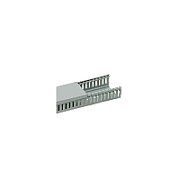 Canal cablu PVC perforat 60X60MM 2M/BUC, gri - Canalux
