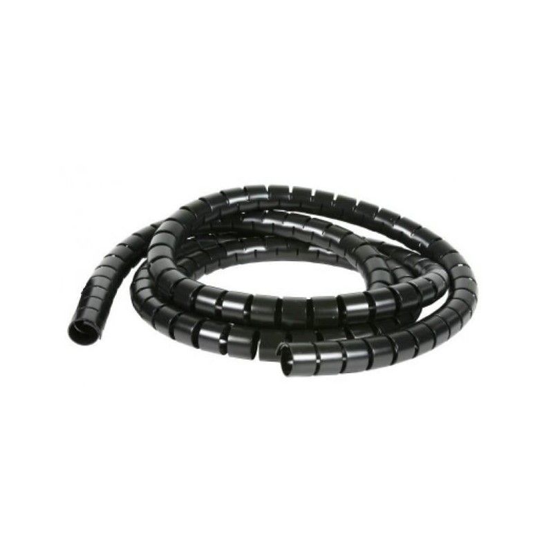 Organizator spiralat cabluri 11 - 70mm, black, (25m) -ELEMATIC