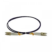 Patchcord FO LC/PC-LC/PC, MM OM4 50/125, manta LSZH 3.0mm, duplex 3m - Emtex