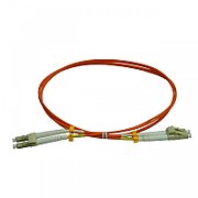 Patchcord FO LC/PC-LC/PC, MM OM2 50/125, manta LSZH 3.0mm, duplex 10m - Emtex
