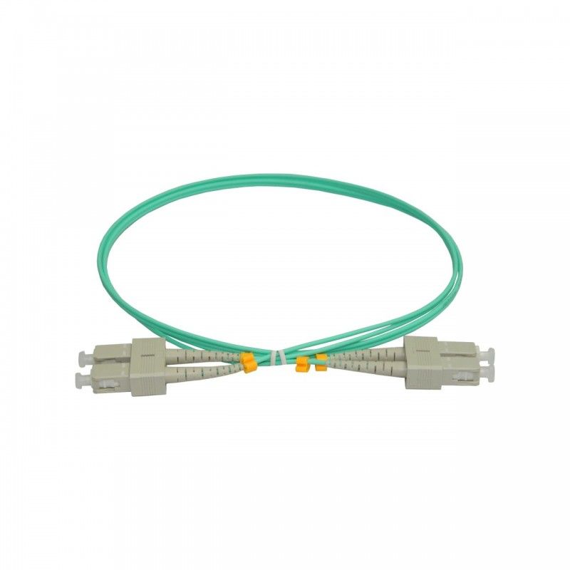 Patchcord FO SC/PC-SC/PC, MM OM3 50/125, manta LSZH 3.0mm, duplex 20m - Emtex