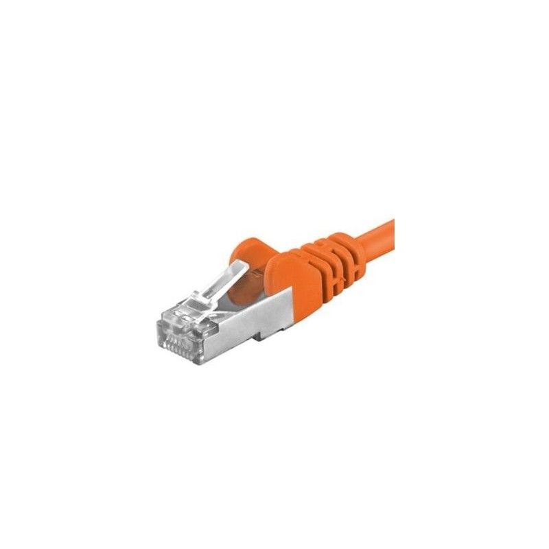 Patchcord SFTP RJ45-RJ45 Cat.6A, 7m, portocaliu
