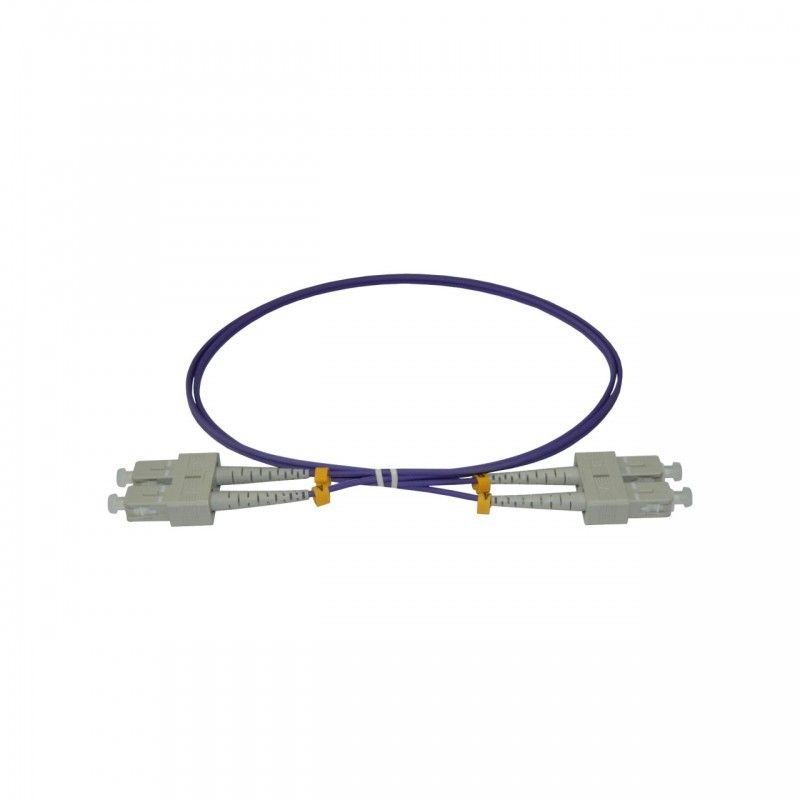 Patchcord FO SC/PC-SC/PC, MM OM4 50/125, manta LSZH 3.0mm, duplex 20m - Emtex
