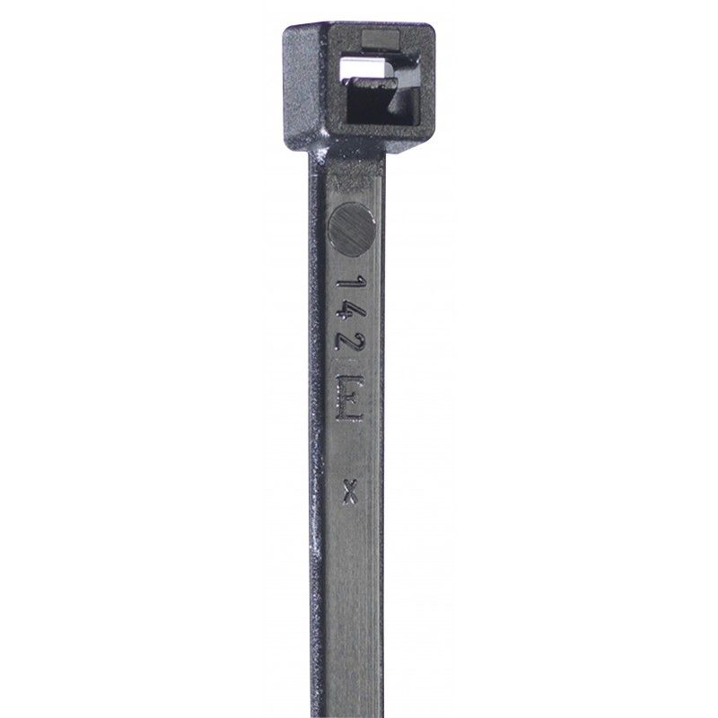 Brida plastic 3,5 x 140 black rezistenta UV (100buc) - ELEMATIC