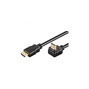 Cablu HDMI, conector 90 grade, 4K@30Hz, V1.4, conectori auriti, 10m, PremiumCord