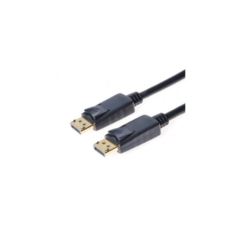Cablu DisplayPort, tata - tata, Versiunea 1.2, 4K×2K@60hz, dublu ecranat, conectori auriti, 3m, PremiumCord