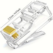 Mufa RJ45 UTP cat.6A passthrough (100 buc) - EMTEX