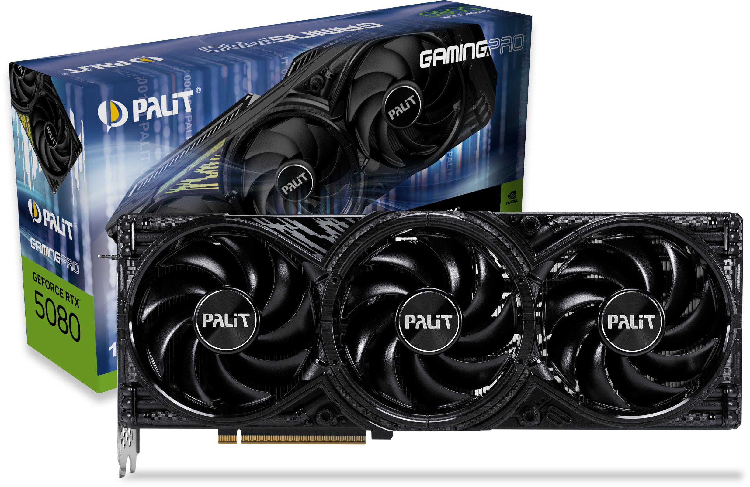 Placa video Palit GeForce RTX 5080 GamingPro 16 GB GDDR7 256 bit