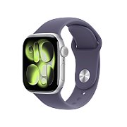 Apple Watch Series 11 GPS 42mm Carcasă din Aluminiu Argintie cu Brățară Sportivă Purple Fog - S/M