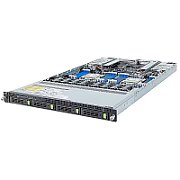 Server GIGABYTE R183-Z93, Rack 1U, fara procesor, 2 x AMD socket SP5  max 300 W, fara memorie, 4 x LFF, Fara, 2 x 1600 W